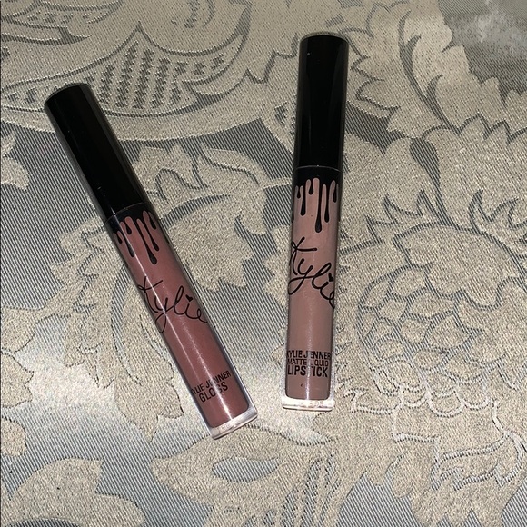 Authentic Kylie lip gloss and matte lipstick
